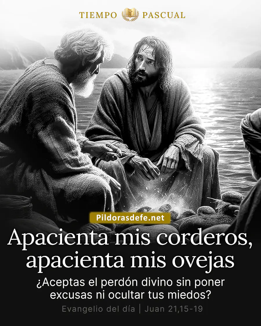 Evangelio de hoy, Juan 21,15-19: Apacienta mis corderos, apacienta mis ovejas